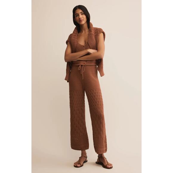 Z Supply Pants - Z Supply Adia Crochet Pant - Teakwood NWT VARIOUS SIZES